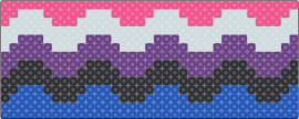 genderfulid wave - genderfluid,pride,wave,zig zag,pink,purple,blue