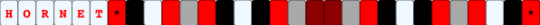 Hornet single - red,beige