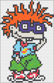Chuckie Finster - chuckie finster,rugrats,baby,character,cartoon,tv show,cute,nostalgia,orange,pur