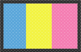 Pansexual flag - pansexual,pride,flag,panel,light blue,yellow,pink