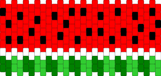 Watermelon cuff - watermelon,fruit,red,green