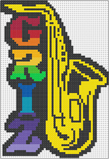 Griz Sax - griz,saxophone,dj,music,edm,sax,instrument,black,yellow