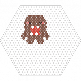 domo - domo,monster,character,cute,hexagon,brown