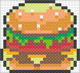 booger - burger,sandwich,food,dinner,bun,tomato,orange,red