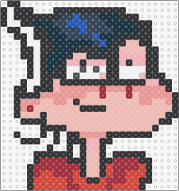 double d - double d,ed edd n eddy,character,cartoon,tv show,black,red,pink