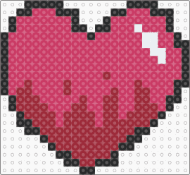 Bloody Heart - heart,love,blood,valentine,charm,pink,red