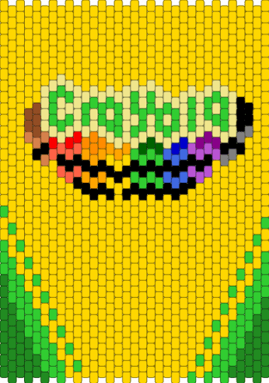 Crayola box - yellow,green