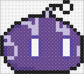 Genshin-BigElectroSlime - large electro slime,genshin impact,video game,character,blob,purple