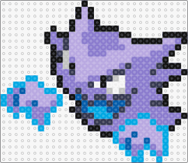 Pokemon_HaunterShiny - haunter,pokemon,character,gaming,purple,blue