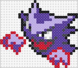 Pokemon_Haunter - haunter,pokemon,character,gaming,purple,red