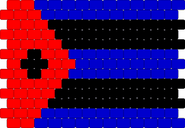 Cuba - cuba,flag,country,red,blue,black