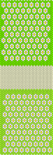 bag tiny flowers - green