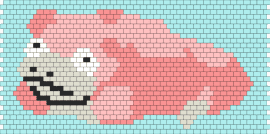 vvv - slowpoke,pokemon,character,gaming,pink,beige