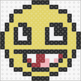 Epic vampire face - epic face,vampire,fangs,emoji,smiley,roblox,yellow