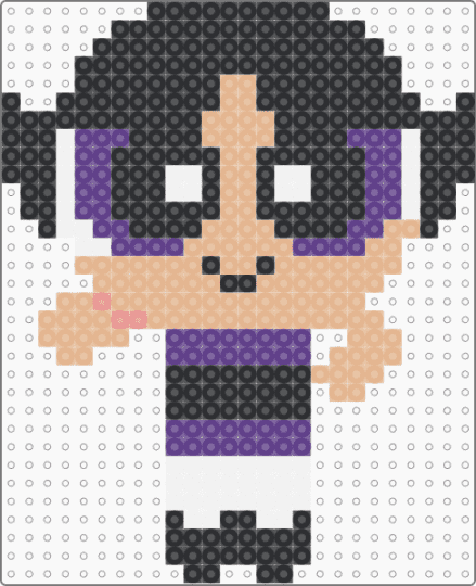 Bittercup (Nice version) - beige,purple,ppg,powerpuffgirls,powerpuffgirlsclub,bittercup,beadpattern,cartoon,character