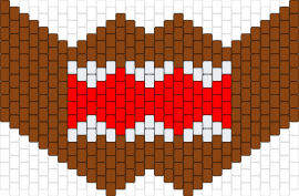 DOMO MASK // SUBZERO (?) STYLE - domo,moth,mask,teeth,brown,red