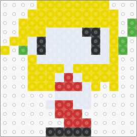 Curly Brace - curly brace,cave story,character,video game,simple,blonde,white,yellow,red