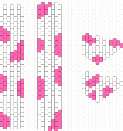 Strawberry cow bag part two - pink,white