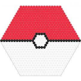 Pokeball - pokeball,pokemon,gaming,red,white