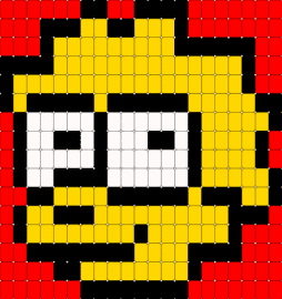 Lisa Simpson - yellow,red