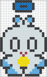 Hero Chao (Classic) - chao,hero,sonic the hedgehog,halo,character,sega,video game,light blue