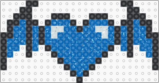 Vampires heart blue - blue