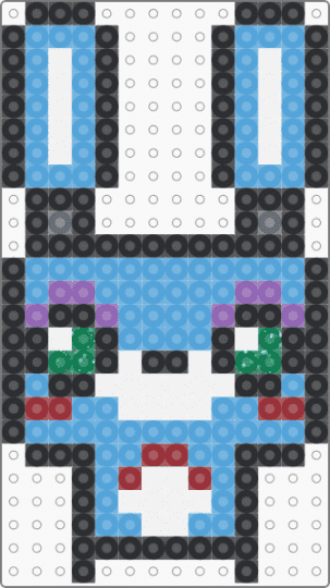 Toy Bonnie - black,light blue