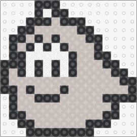 Bubble Ghost - bubble ghost,atari,retro,character,smile,charm,video game,classic,gray,black