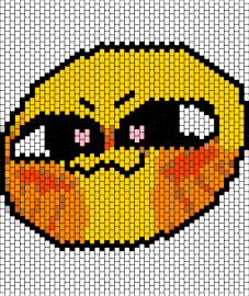 Cute Emoji :) - emoji,smiley,cute,blush,face,yellow,orange