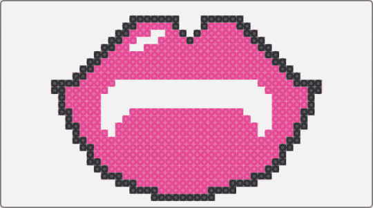 Draculaura Lips - white,pink