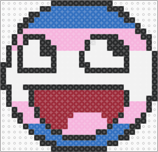 Big Trans Epic Face - blue,pink