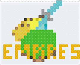 empires smp logo - empires,minecraft,logo,video game,tv show,yellow,green