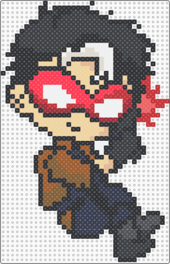 Jason Todd / Red Hood - black,red,beige,tan