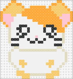 Hamtoro - hamtaro,sanrio,hamster,cute,kawaii,animal,character,white,orange