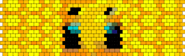 Minecraft bee - bee,beehive,minecraft,cuff,video game,honeycomb,yellow,orange