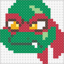 TMNT Raphael - Ragdoll Edition - raphael,tmnt,teenage mutant ninja turtles,character,head,comic,tv show,movie,green,red