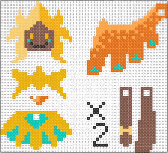 Golden Cheese Cookie Dangler - orange,tan,golden cheese cookie,cookie run kingdom,cookie run,dangler