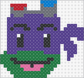 Rise Donatello - donatello,tmnt,teenage mutant ninja turtles,character,head,happy,comic,tv show,purple,green