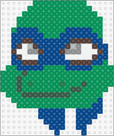 TMNT Leonardo - Ragdoll Edition - leonardo,tmnt,teenage mutant ninja turtles,character,head,comic,tv show,movie,green,blue