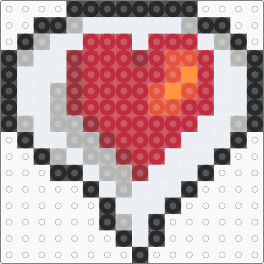 stardew heart bubble - red