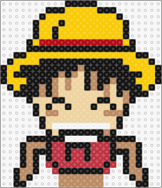 Luffy? Remixed - monkey d luffy,one piece,character,anime,tv show,yellow,tan,red