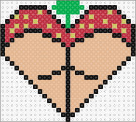 Skrawberries - booty,strawberry,butt,heart,nsfw,body,tan,red