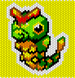 Caterpie Flat Panel - caterpie,pokemon,character,gaming,panel,caterpillar,yellow,green