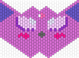 Espeon mask - espeon,pokemon,mask,evolution,gaming,eevee,pink,purple