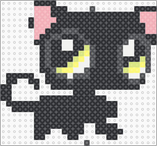 Lps black cat WIP - black,gray