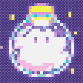 ditto - ditto,pokemon,lightbulb,character,gaming,bright,white,purple,pink