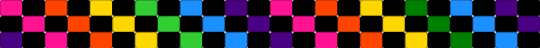 falling rainbow checker board pattern - black,red,green,purple,colorful,rainbow,checker board