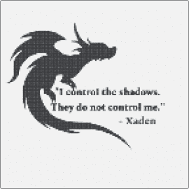 Dragon - dragon,quote,text,mythological,silhouette,black