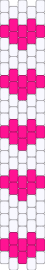 Idkhearts - hearts,love,valentine,repeating,cuff,pink,white