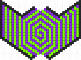 SPIRAL MASK - spiral,hypnotic,trippy,mask,scene,green,purple